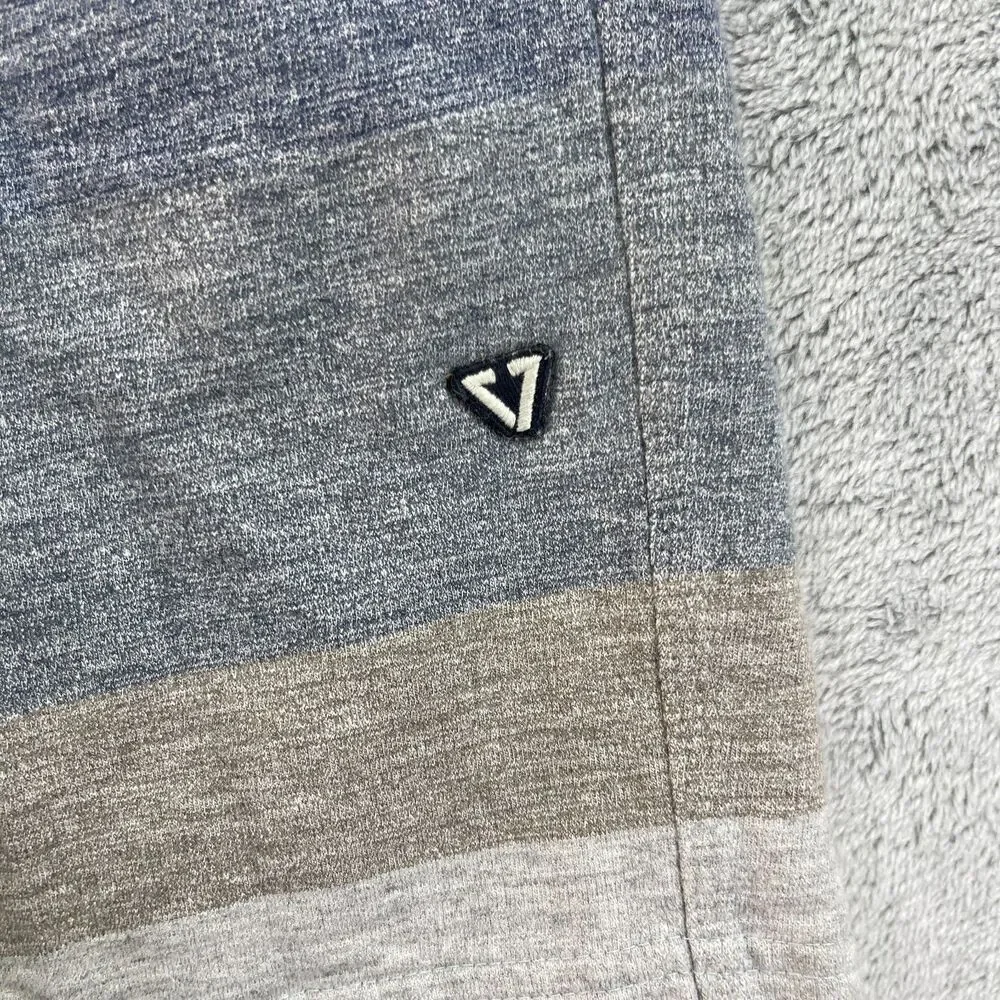 Vissla Mocha Sofa Surfer Board Shorts Mens Medium Gray Blue Striped Swimwear - Picture 3 of 11